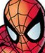 Spider-Man’s costume is patterned with the very “subtended angles” she had seen at the start.