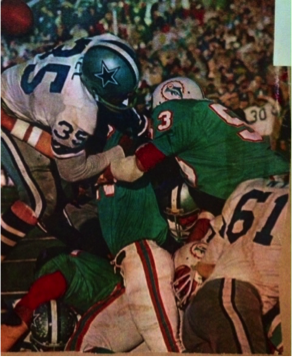 The football-game target a baseball-loving subject disliked — yet his imagery held the numbers 5, 1, 6 from the players’ jerseys.